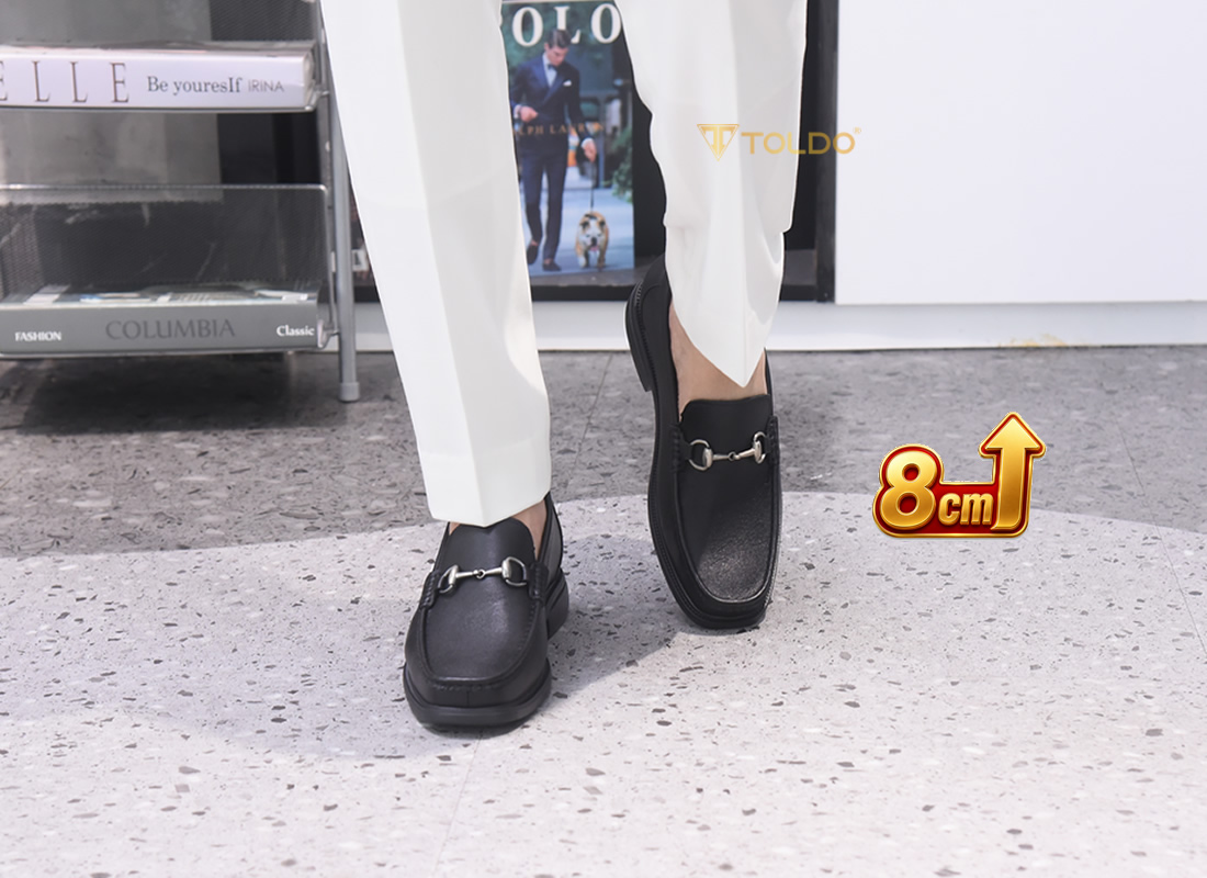 Giày nam cao 8cm siêu nhẹ đế khâu 5